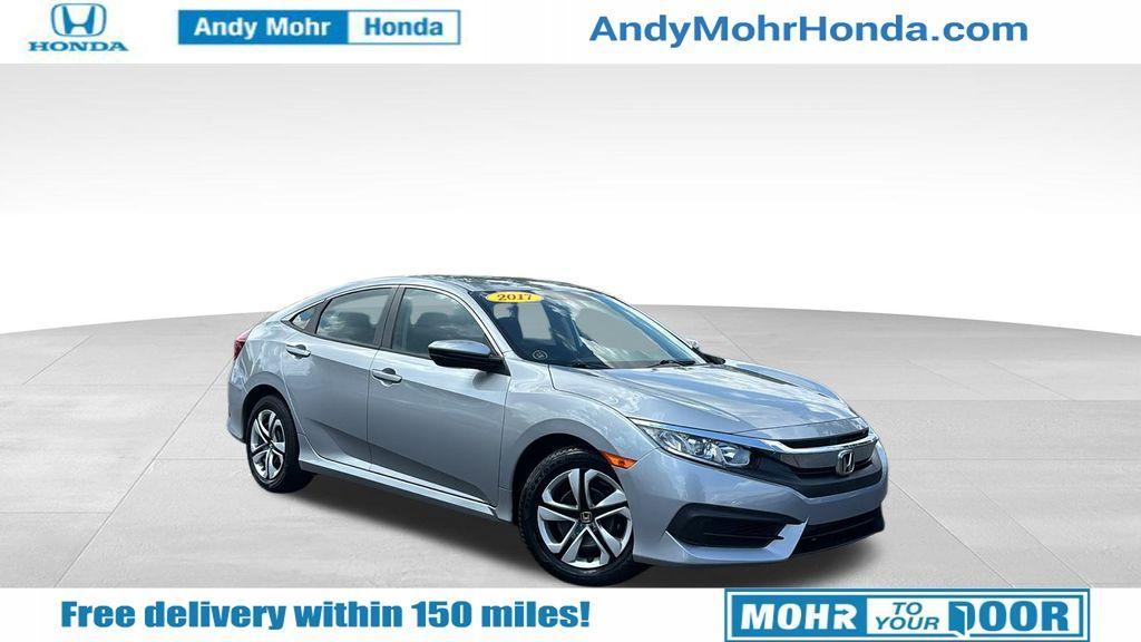 used 2017 Honda Civic car, priced at $16,875