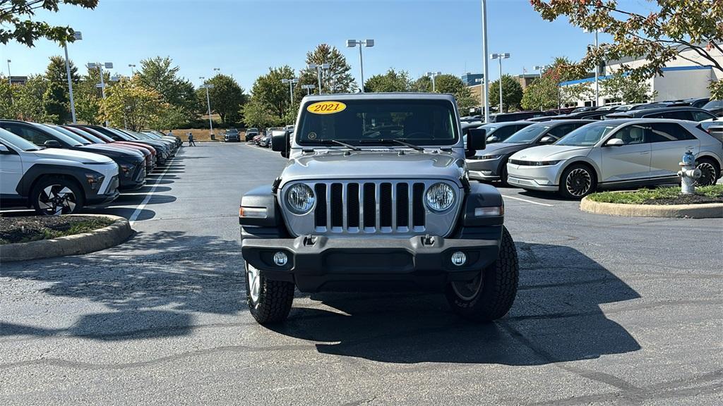 used 2021 Jeep Wrangler Unlimited car, priced at $29,190