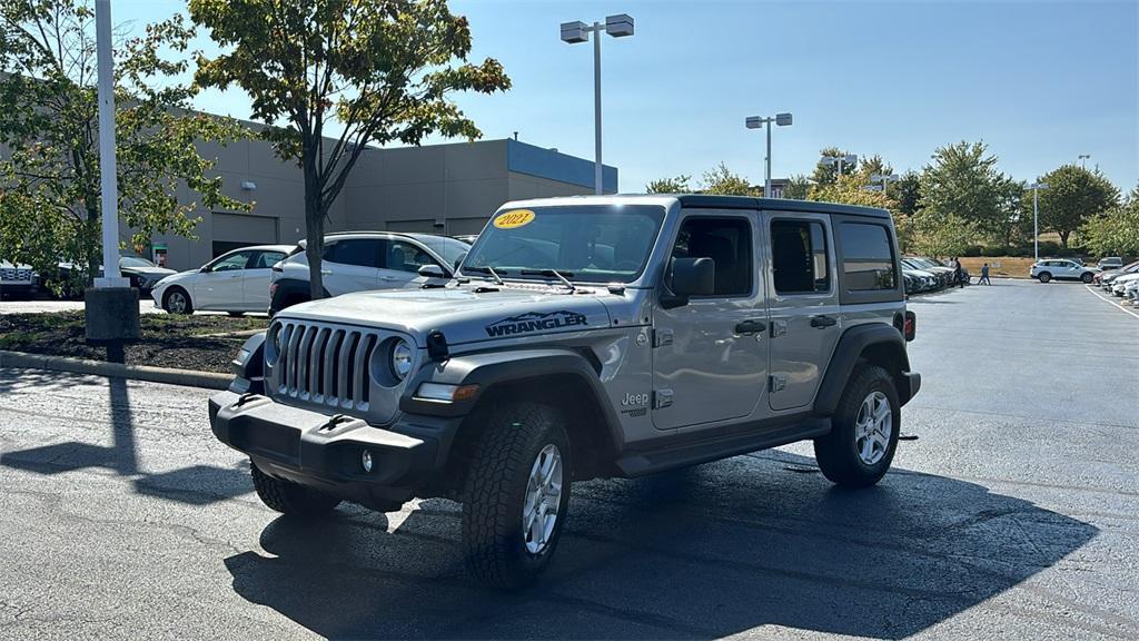 used 2021 Jeep Wrangler Unlimited car, priced at $29,190