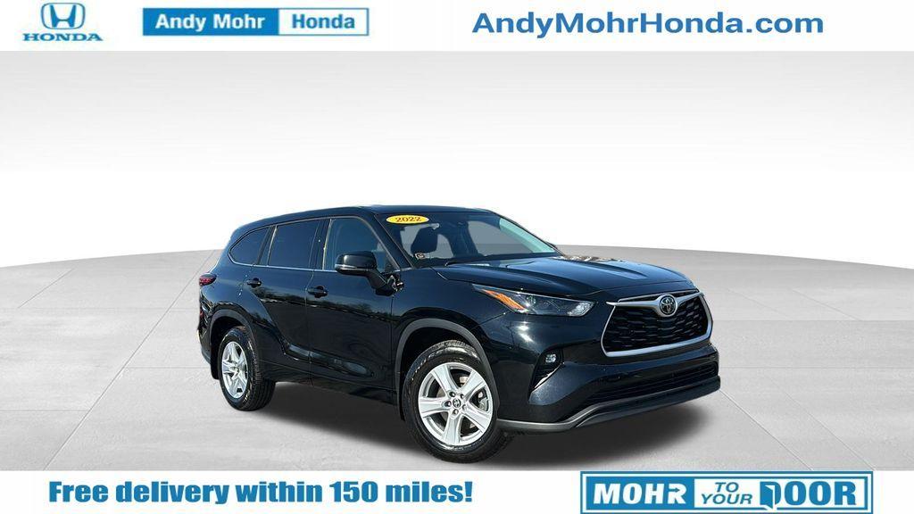 used 2022 Toyota Highlander car, priced at $27,220