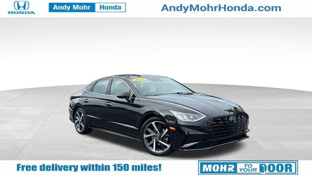 used 2021 Hyundai Sonata car, priced at $19,761