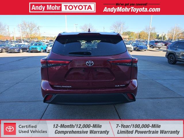 used 2023 Toyota Highlander car, priced at $38,450