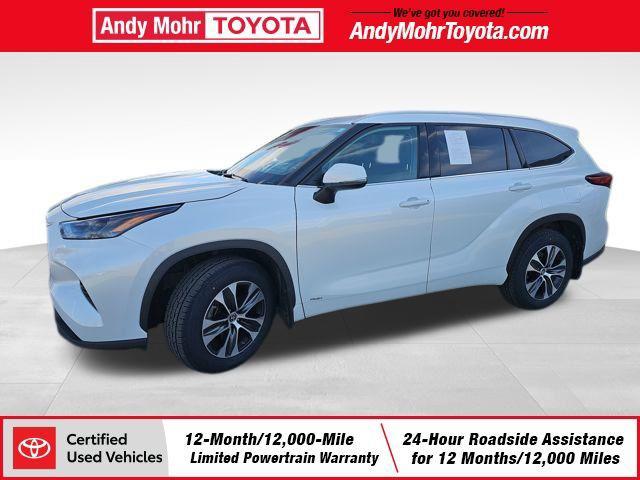 used 2022 Toyota Highlander Hybrid car, priced at $32,075