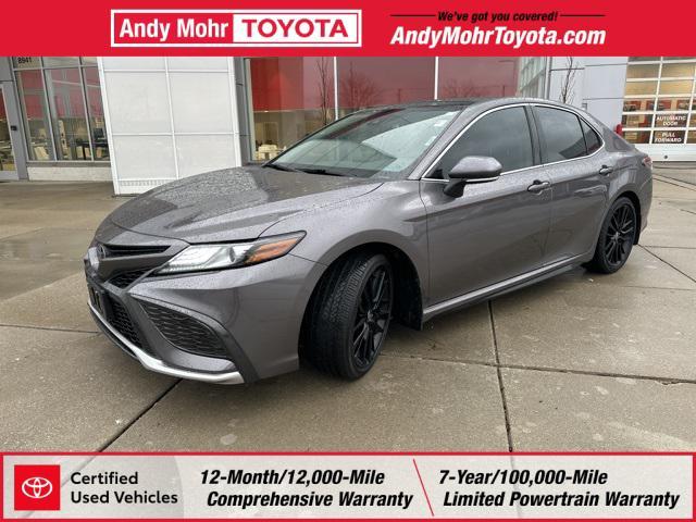 used 2021 Toyota Camry car, priced at $27,000