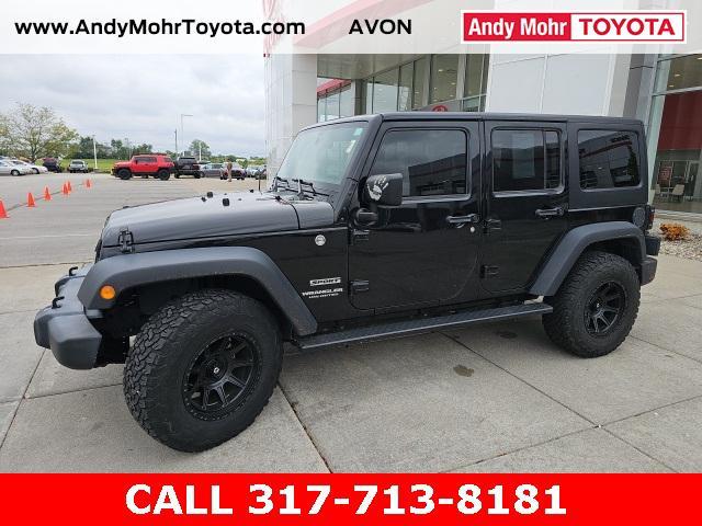 used 2017 Jeep Wrangler Unlimited car, priced at $17,604