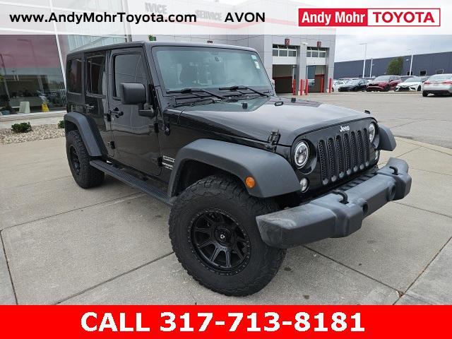 used 2017 Jeep Wrangler Unlimited car, priced at $17,604