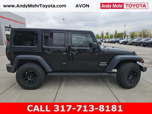 used 2017 Jeep Wrangler Unlimited car, priced at $17,604