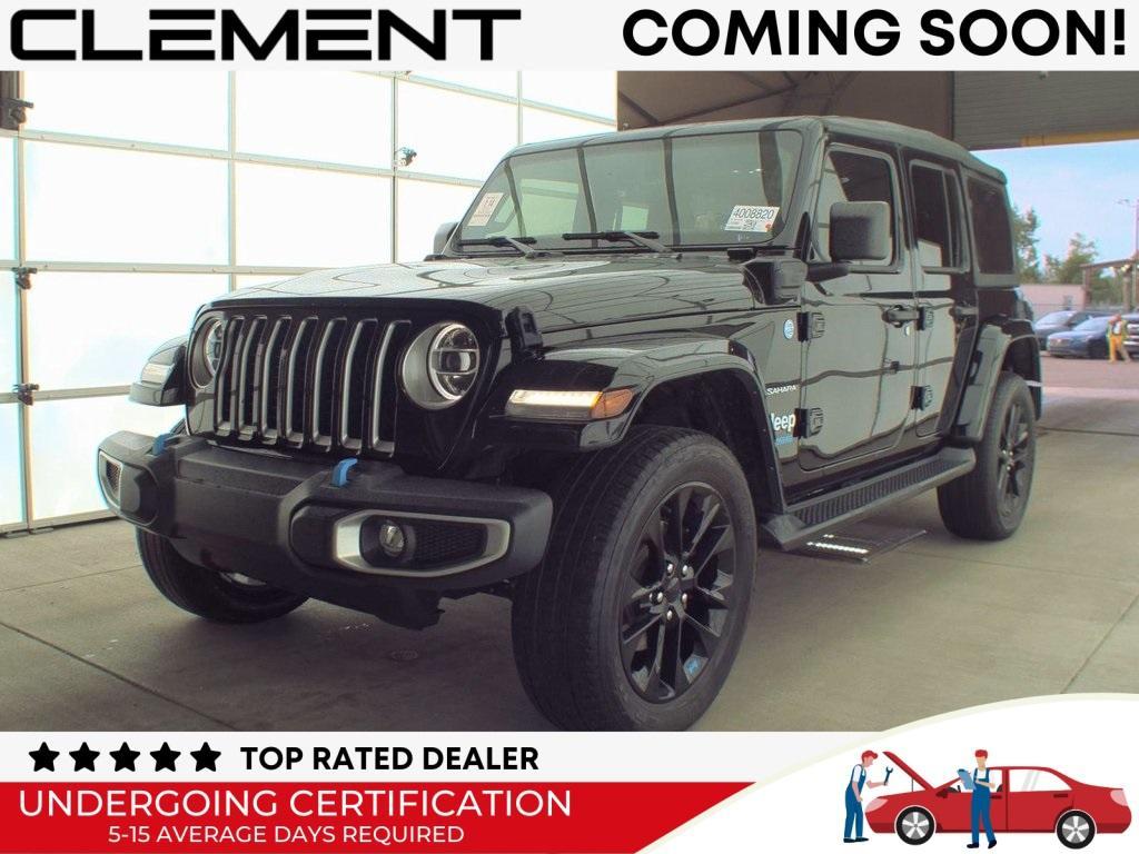 used 2022 Jeep Wrangler Unlimited 4xe car, priced at $33,800