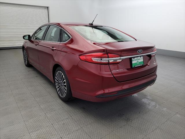 used 2017 Ford Fusion car, priced at $17,695