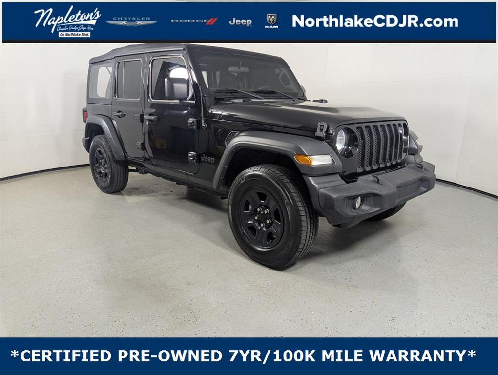 used 2022 Jeep Wrangler Unlimited car, priced at $23,988