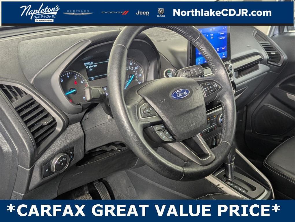 used 2021 Ford EcoSport car, priced at $14,348