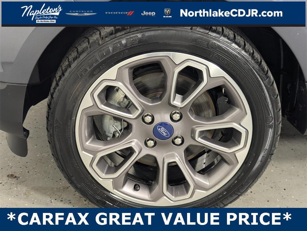 used 2021 Ford EcoSport car, priced at $14,348