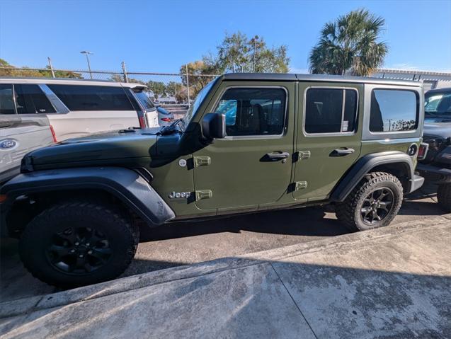 used 2021 Jeep Wrangler Unlimited car, priced at $28,999