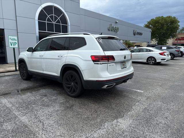 used 2021 Volkswagen Atlas car, priced at $24,988