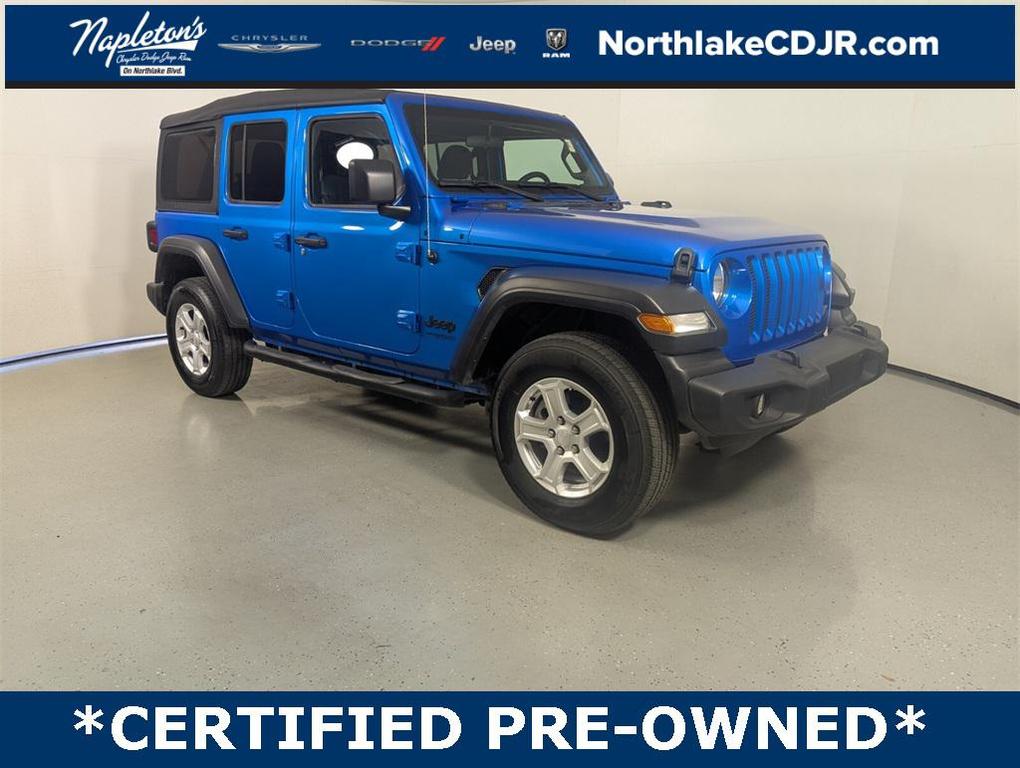 used 2022 Jeep Wrangler Unlimited car, priced at $30,988