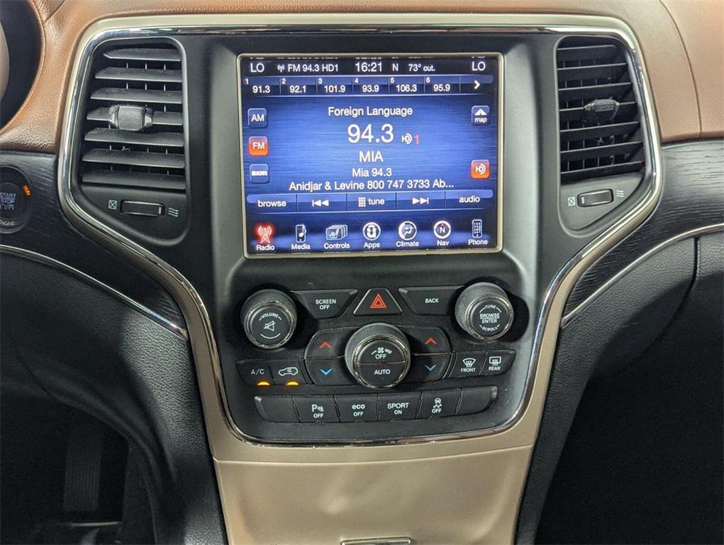 used 2016 Jeep Grand Cherokee car, priced at $16,988