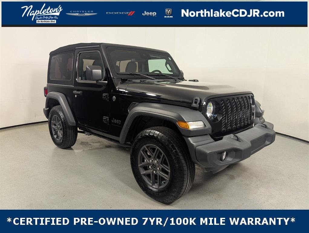 used 2024 Jeep Wrangler car, priced at $34,988