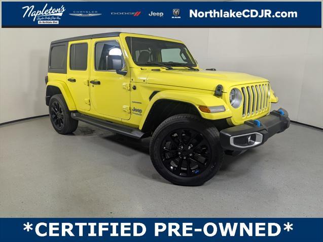 used 2022 Jeep Wrangler Unlimited 4xe car, priced at $32,377