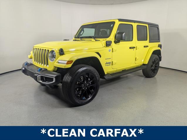 used 2022 Jeep Wrangler Unlimited 4xe car, priced at $31,978