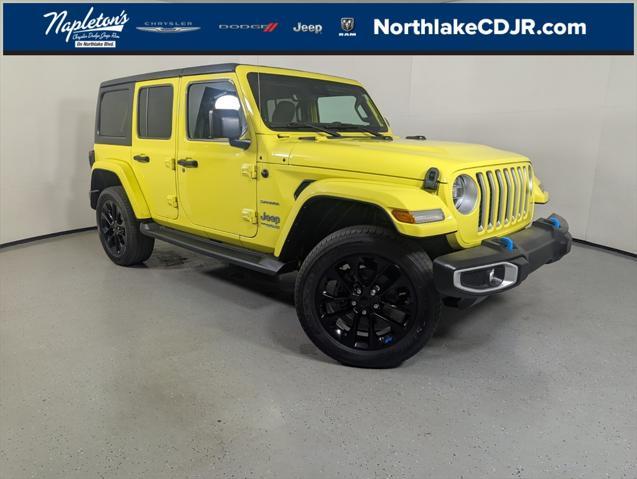 used 2022 Jeep Wrangler Unlimited 4xe car, priced at $33,492