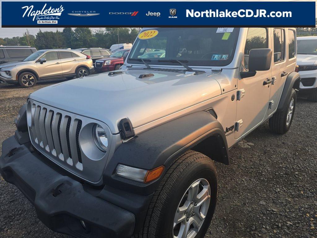 used 2022 Jeep Wrangler Unlimited car, priced at $32,992