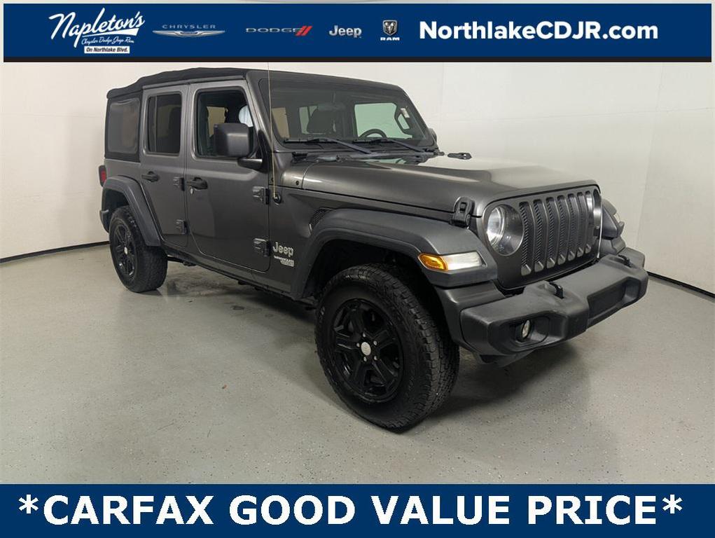 used 2018 Jeep Wrangler Unlimited car, priced at $19,988