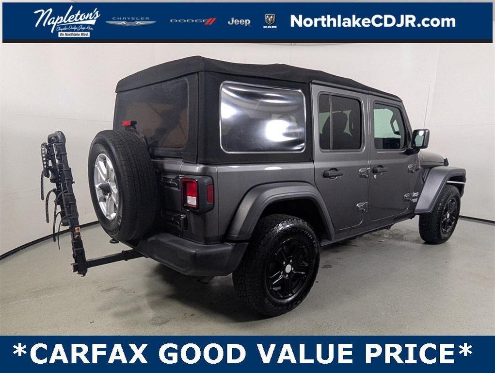 used 2018 Jeep Wrangler Unlimited car, priced at $19,988
