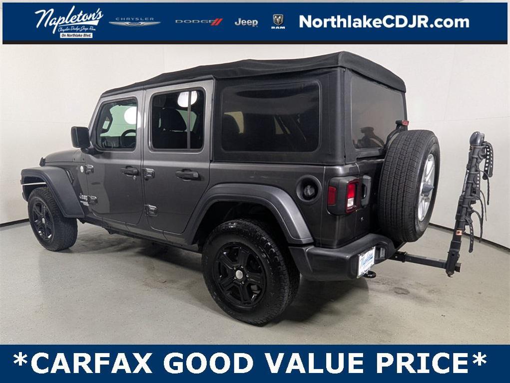 used 2018 Jeep Wrangler Unlimited car, priced at $19,988