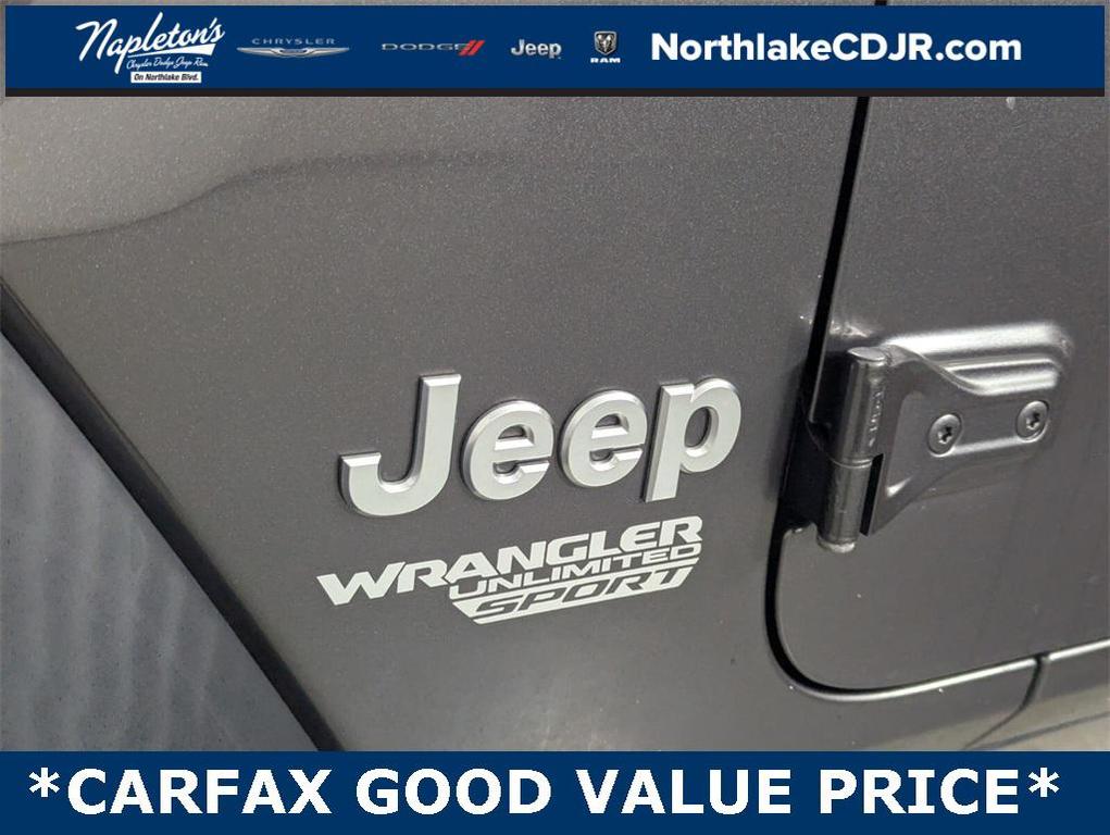 used 2018 Jeep Wrangler Unlimited car, priced at $19,988