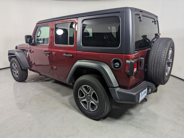 used 2021 Jeep Wrangler Unlimited car, priced at $31,900