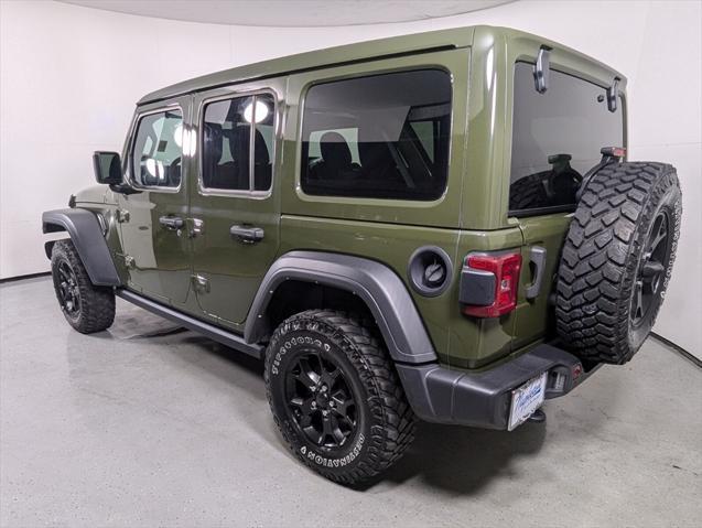 used 2021 Jeep Wrangler car, priced at $29,999