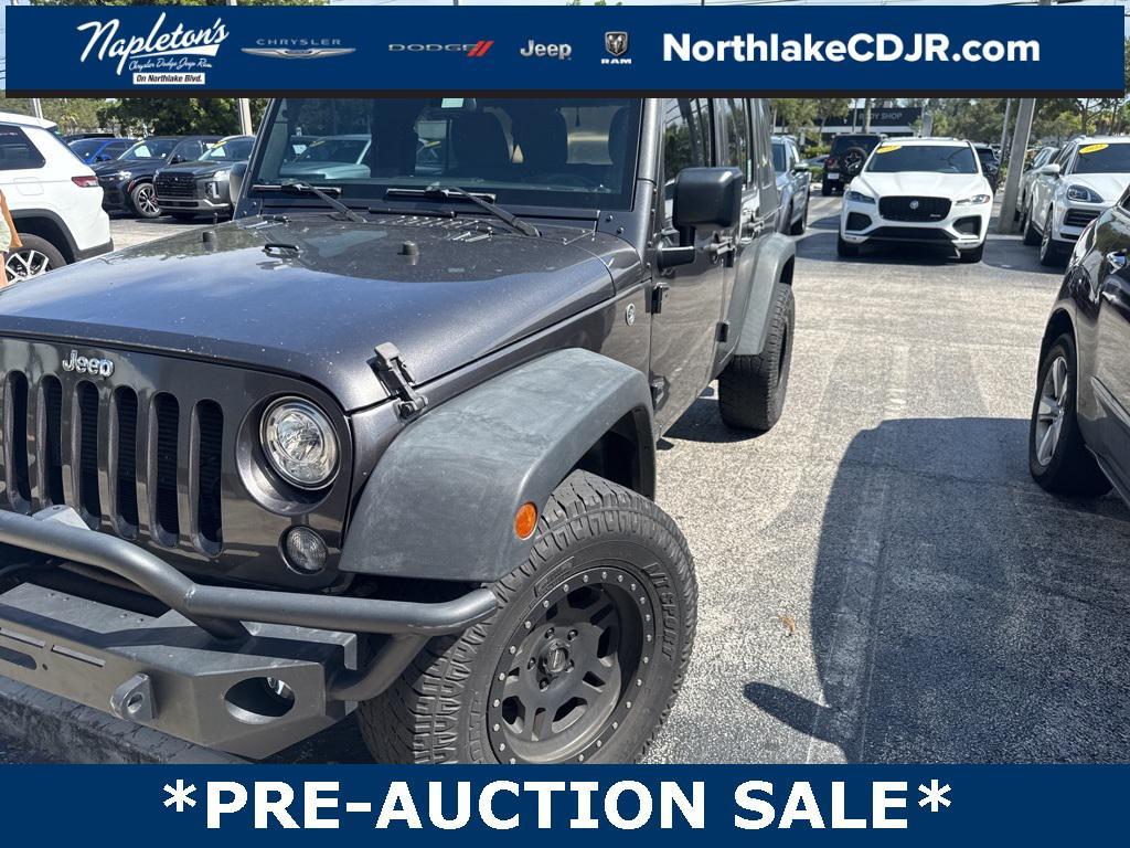 used 2017 Jeep Wrangler Unlimited car, priced at $15,998