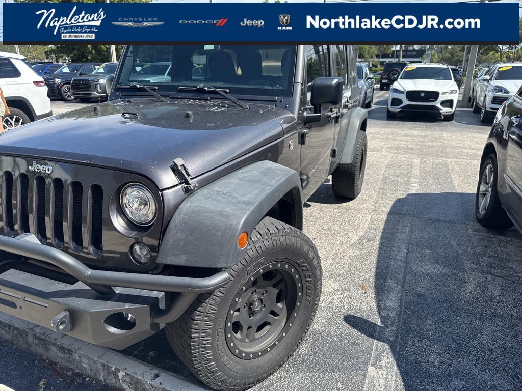 used 2017 Jeep Wrangler Unlimited car, priced at $17,988