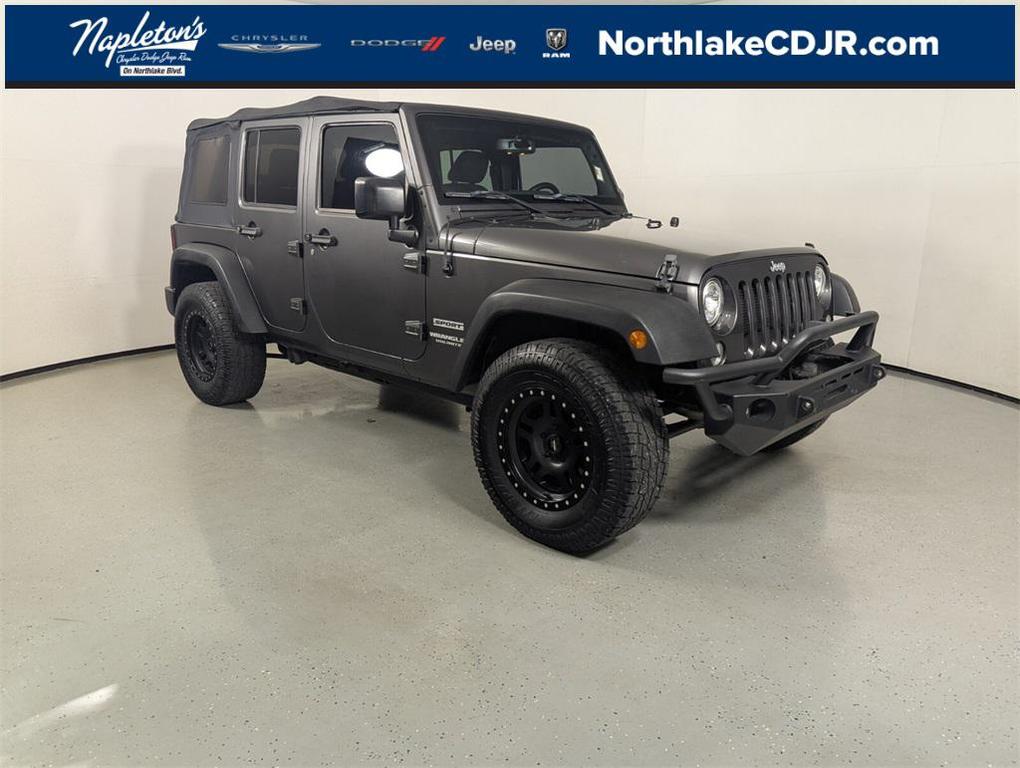 used 2017 Jeep Wrangler Unlimited car, priced at $15,998
