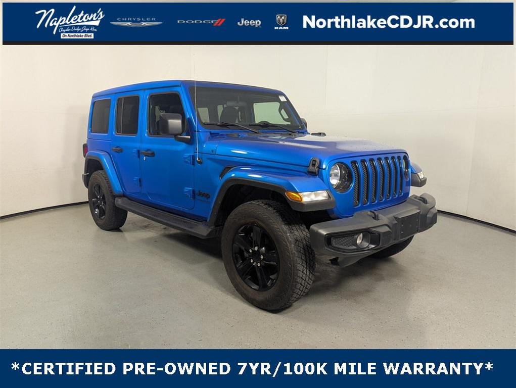 used 2021 Jeep Wrangler Unlimited car, priced at $31,988