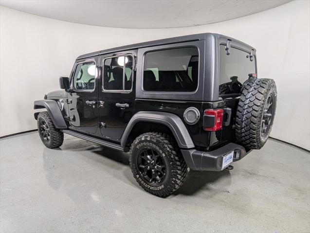 used 2021 Jeep Wrangler car, priced at $28,000