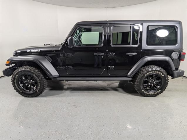 used 2021 Jeep Wrangler car, priced at $28,000