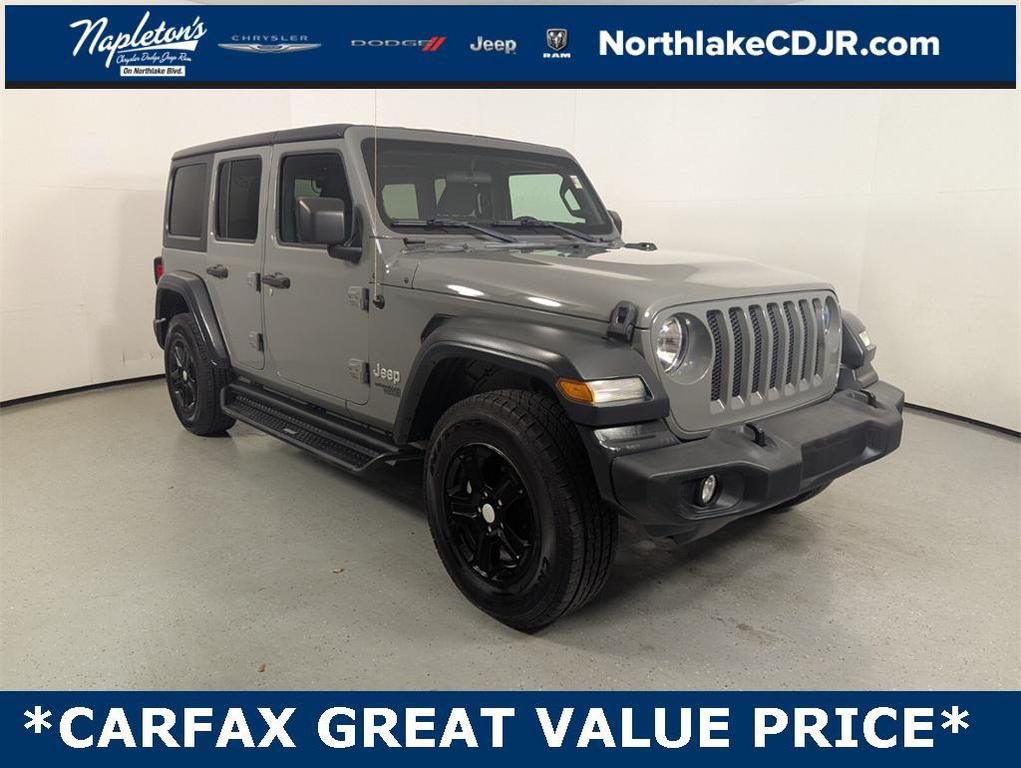 used 2019 Jeep Wrangler Unlimited car, priced at $19,988