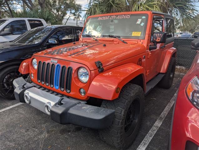 used 2015 Jeep Wrangler car, priced at $17,999