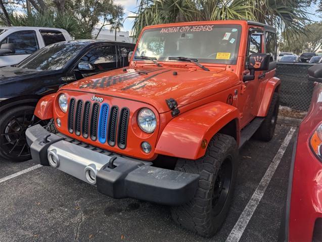 used 2015 Jeep Wrangler car, priced at $17,999