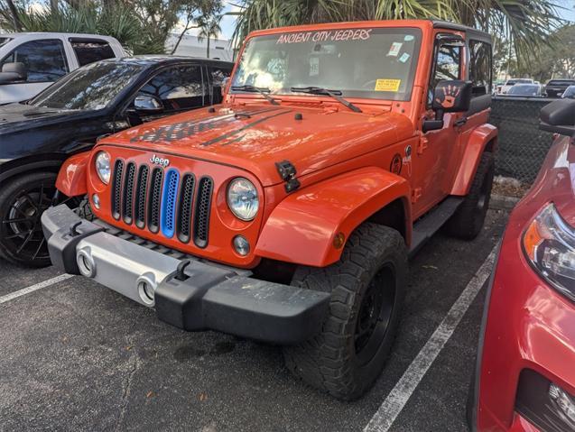 used 2015 Jeep Wrangler car, priced at $17,999