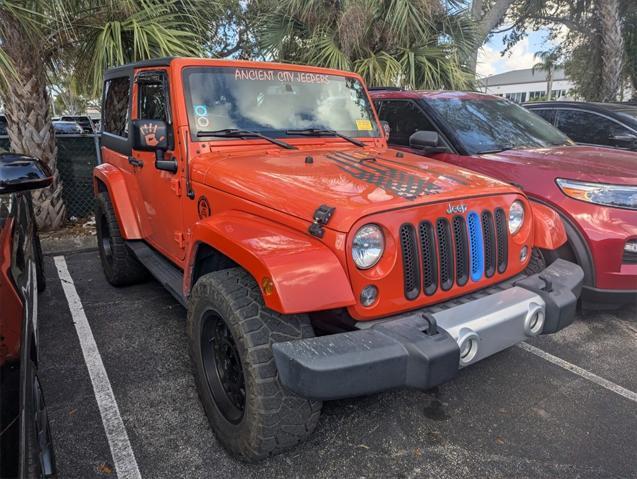 used 2015 Jeep Wrangler car, priced at $17,999