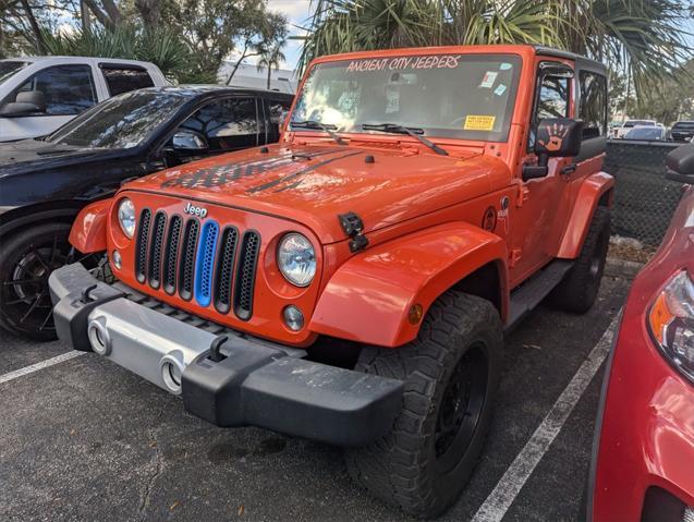 used 2015 Jeep Wrangler car, priced at $17,999