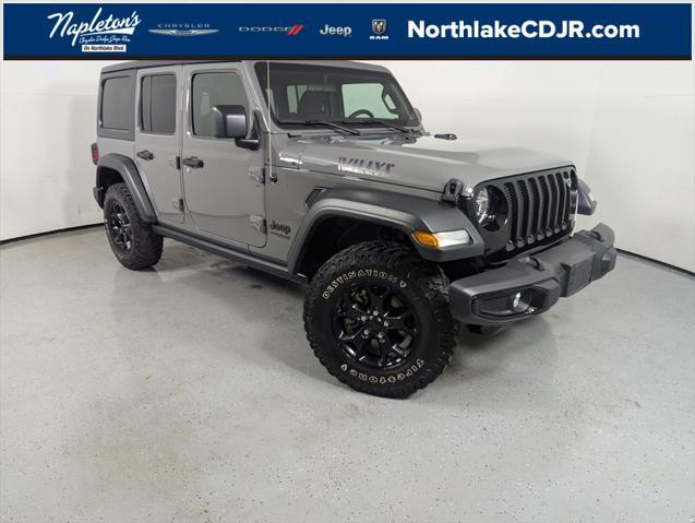 used 2021 Jeep Wrangler car, priced at $31,500