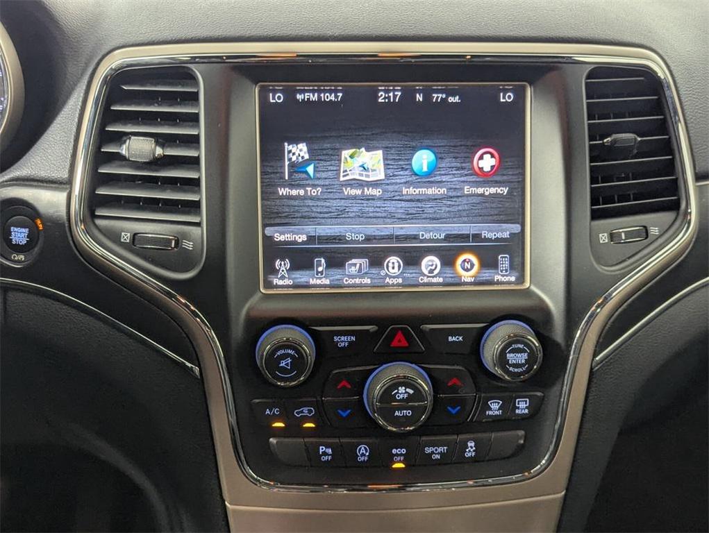 used 2017 Jeep Grand Cherokee car, priced at $14,988