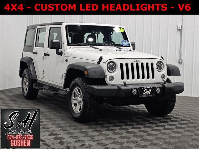 used 2017 Jeep Wrangler Unlimited car, priced at $23,862
