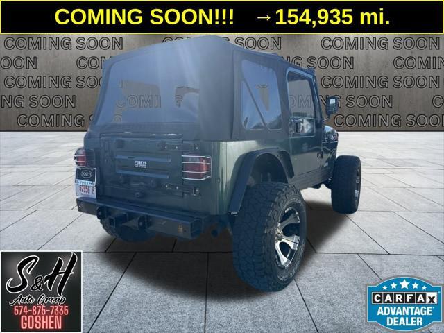 used 2000 Jeep Wrangler car, priced at $6,998