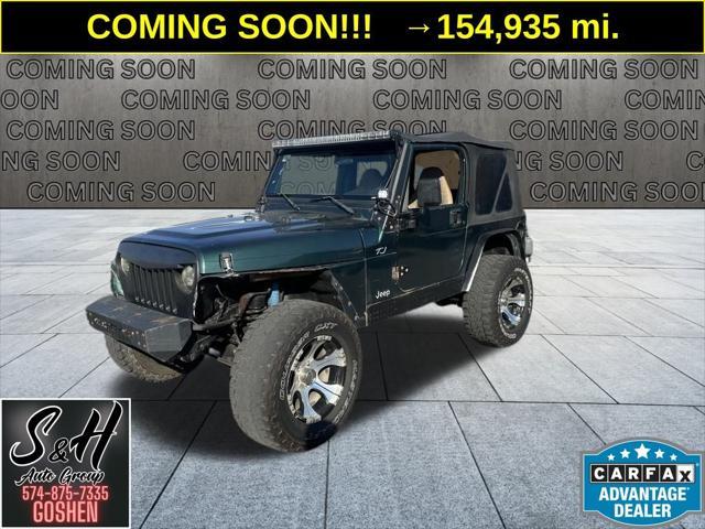 used 2000 Jeep Wrangler car, priced at $6,998