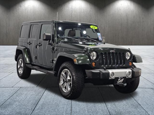 used 2011 Jeep Wrangler Unlimited car, priced at $15,830