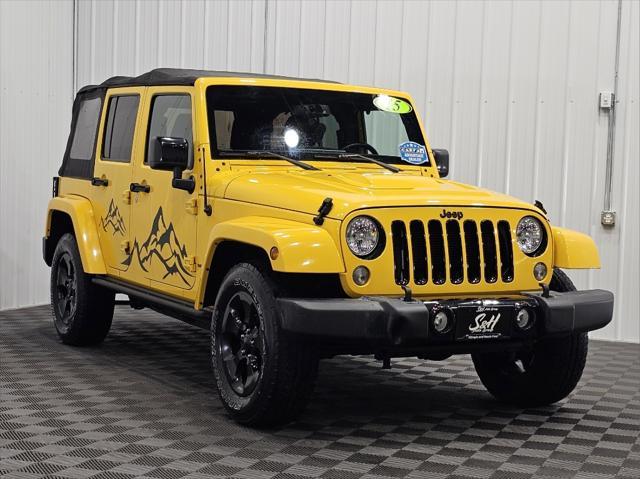 used 2015 Jeep Wrangler Unlimited car, priced at $16,180
